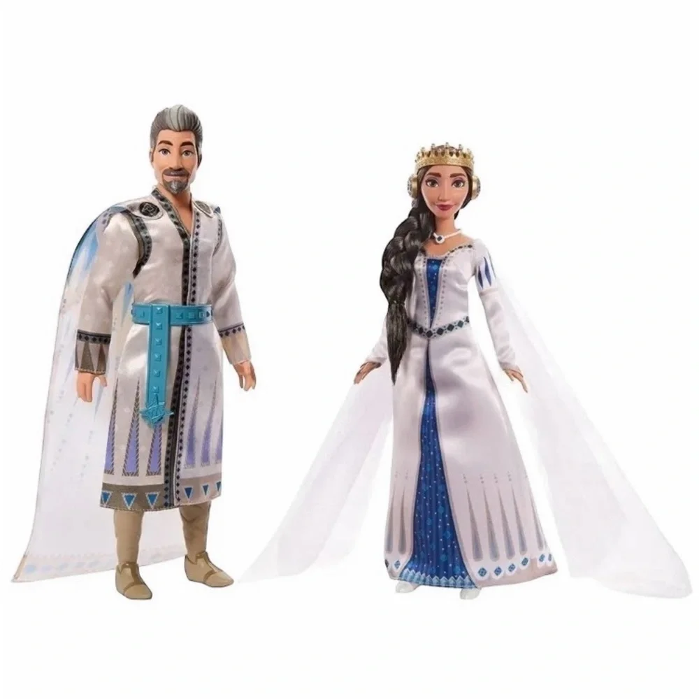 NWT-DISNEY-DISNEY 100-WISH KING MAGNIFICO & QUEEN AMAYA